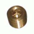 Brass Plug Fitting: 1/2"